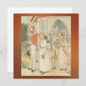 Vintag Einladung (Vorne/Hinten)