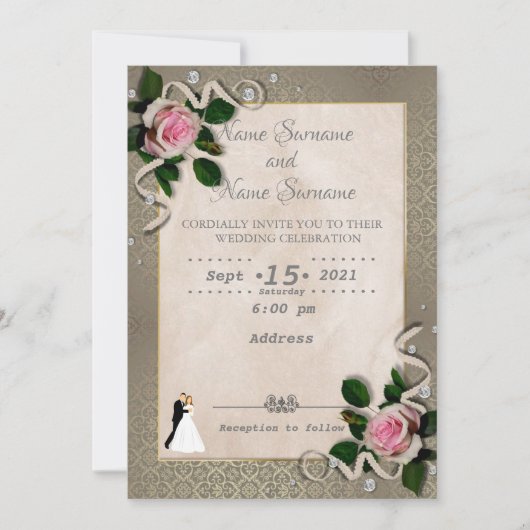 Vintag Einladung (Vorderseite)