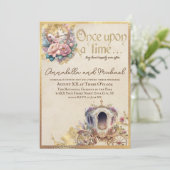 Vintag einmal Wasserfarbenmesse Einladung (Stehend Vorderseite)