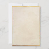 Vintag einmal Wasserfarbenmesse Einladung (Rückseite)