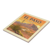 Vintag El Paso Texas Fliese (Seite)