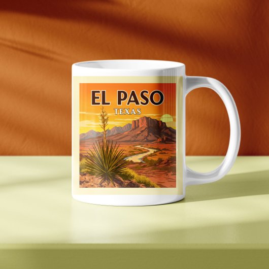 Vintag El Paso Texas Kaffeetasse