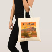 Vintag El Paso Texas Tragetasche (Vorderseite (Produkt))