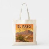 Vintag El Paso Texas Tragetasche (Rückseite)