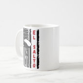 Vintag El Salto Mexico Fallschirmspringen Kaffeetasse (Vorderseite Links)