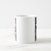 Vintag El Salto Mexico Fallschirmspringen Kaffeetasse (Mittel)