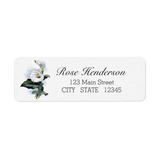 Vintag Elegance White Calla Lily (Vorne)