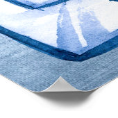 Vintag Elegant Eau De Parfum Ladys Boudoir Poster (Ecke)