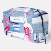 Vintag Elegant Eau De Parfum Ladys Boudoir Waschbeutel (Rechte Ecke)