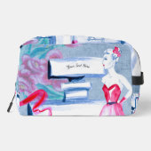 Vintag Elegant Eau De Parfum Ladys Boudoir Waschbeutel (Rückseite)