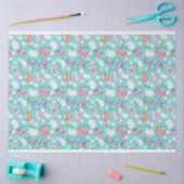 Vintag Elegant Modernes Flora Seidenpapier (Basteln)