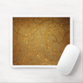 Vintag, elegant, rustikal, goldfarben, viktorianis mousepad (Mit Mouse)