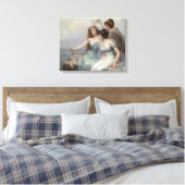 Vintag Elegant Schöne Damen Leinwanddruck (Insitu (Schlafzimmer))