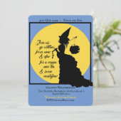 Vintag Elegant Viktorianisches Halloween-Party Einladung (Stehend Vorderseite)