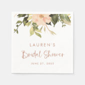 Vintag | Elegantes Brautparty Serviette (Vorderseite)