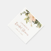 Vintag | Elegantes Brautparty Serviette (Ecke)