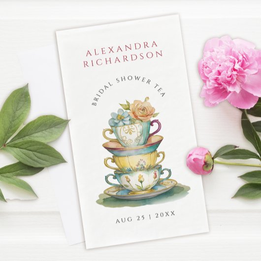 Vintag Elegantes Brautparty Teatro  Party Serviette