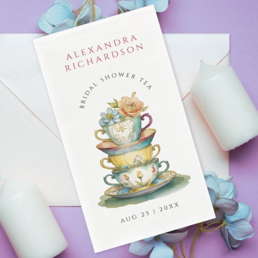 Vintag Elegantes Brautparty Teatro  Party Serviette