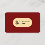 Vintag Elegantes Retro - Modernes Visitenkarte (Vorderseite)