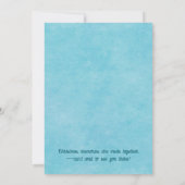 Vintag Elfen Weihnachtsfeiertag Party Einladung (Rückseite)