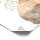 Vintag Elizabeth Gwillim Lila Heron Fotodruck (Ecke)