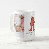 Vintag Elmo | Beste Mama - Foto Kaffeetasse (Vorderseite Links)