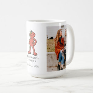 Vintag Elmo Die besten Freunde - Foto Kaffeetasse