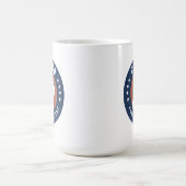 Vintag Elmo für Präsident Abzeichen Kaffeetasse (Mittel)