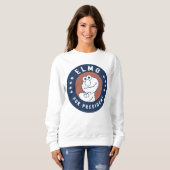 Vintag Elmo für Präsident Abzeichen Sweatshirt (Vorne ganz)