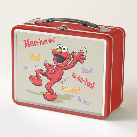 Vintag Elmo Hee-hee! Metall Lunch Box (Vorderseite)