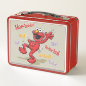 Vintag Elmo Hee-hee! Metall Lunch Box (Rückseite)