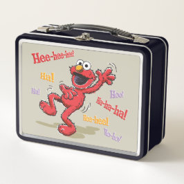 Vintag Elmo Hee-hee! Metall Lunch Box