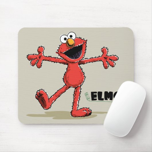 Vintag Elmo Mousepad (Mit Mouse)
