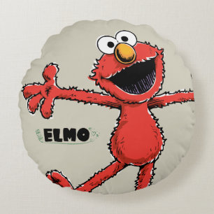 Vintag Elmo Rundes Kissen
