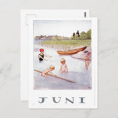 Vintag Elsa Beskow June Postcard Postkarte (Vorne/Hinten)