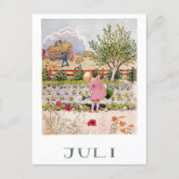 Vintag Elsa Beskow June Postcard