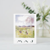 Vintag Elsa Beskow May Postcard Postkarte (Stehend Vorderseite)