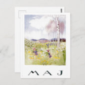 Vintag Elsa Beskow May Postcard Postkarte (Vorne/Hinten)