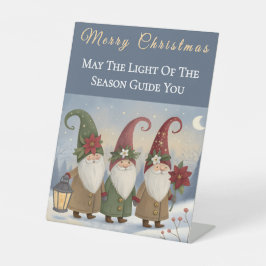 Vintag Elves Pedestal-Zeichen Sockelschild