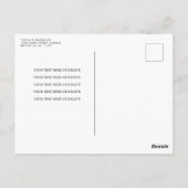 Vintag Emerald Green Gold Frame Tiara Quinceanera Postkarte (Rückseite)