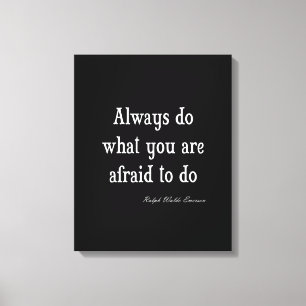 Vintag Emerson Inspiration Zitat Leinwanddruck