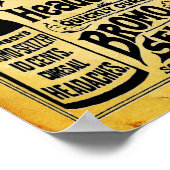 Vintag Emersons Bromo Seltzer Print Poster (Ecke)