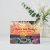 Vintag en retro, Save the Date Postkarte (Stehend Vorderseite)