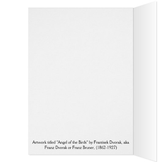 Vintag - Engel der Vögel, (Innen (Links))