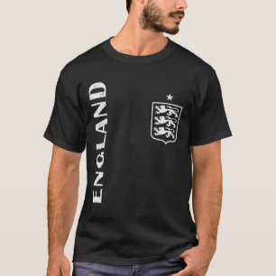 Vintag England Lions Football Wappen Hoodie T-Shirt