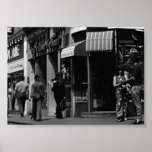 Vintag England London Shops Carnaby Street Poster