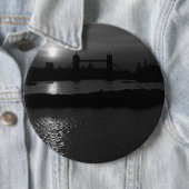 Vintag England London Sunset Tower Bridge 1970 Button (Beispiel)