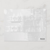 Vintag England London Westminster Abbey Postkarte (Rückseite)