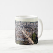 Vintag England Oxford Stadpanorama c1895 Kaffeetasse (VorderseiteRechts)