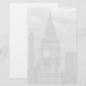 Vintag-England-Postturm Big ben Briefpapier (Vorne/Hinten)